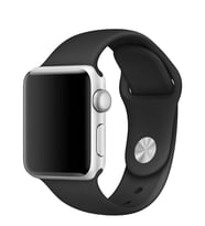 Microsonic Apple Watch 42mm Silikon Kordon (Siyah)