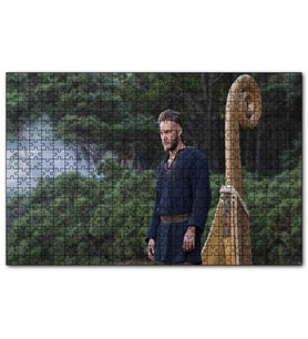 Cakapuzzle Vikingler Ragnar Gemide  Puzzle Yapboz MDF (Ahşap) (1000 Parça)