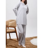 Nare Siyah Tunik Pantolon I·kili Takım (Grimelanj)