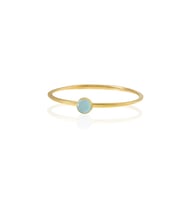 Kadir Jewellery Zirkon Taşlı Ayarlanabilir 22 Ayar Altın Kaplama Bilezik (Açık Mavi)