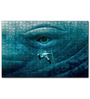 Cakapuzzle Denizin Kalbinde Balina ve Çocuk  Puzzle Yapboz MDF (Ahşap) (1000 Parça)