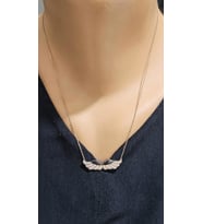 925 Ayar Gümüş Melek Kanadı Model Kolye (Rose)