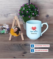 Sağlık Teknikeri Kupa Bardak Beyaz ve Fotoğraflı Ahşap Anahtarlık HediyeTıp Bayramı Hediyesi (Model 5)