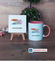 Teknoloji ve Tasarım Öğretmeni Dekoratif Taş, Kupa Bardak Kırmızı Hediye (Model 5)