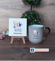 Matematik Öğretmeni Dekoratif Taş, Kupa Bardak Kırmızı HediyeÖğretmenler Günü Hediyesi (Model 9)