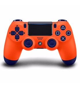 Ps4 Dualshock 4 V2 Turuncu Kablosuz Gamepad ithal Oyun Kolu Pc Uyumlu Ve Kablo (Turuncu)