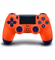 Ps4 Dualshock 4 V2 Turuncu Kablosuz Gamepad ithal Oyun Kolu Pc Uyumlu Ve Kablo (Turuncu)