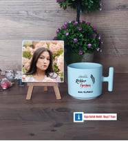 Rehber Öğretmen Fotoğraflı Dekoratif Taş, Kupa Bardak Beyaz Hediye (Model 12)