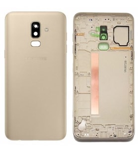 Samsung Galaxy J8 2015 J800 Arka Kapak Pil Kapağı ORJİNAL (Mavi)