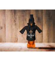 BK Gift Kişiye Özel Mini Siyah İçki Şişesi Tişörtü , Ev Bar Dekoru, Viski, Şarap, Votka, Rakı Şişesi Tişörtü, Ev Barı (Model 4)