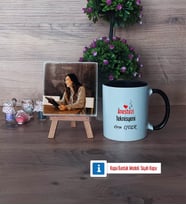 Anestezi Teknisyeni Fotoğraflı Dekoratif Taş, Kupa Bardak Beyaz Hediye Anestezi Teknisyenine Tıp Bayramı Hediyesi (Model 11)