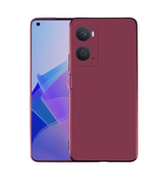 Oppo A96 4G Kılıf Soft Mat Premier Case Kapak (Mürdüm)