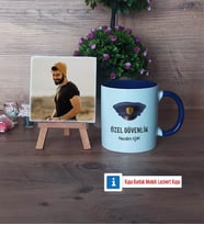 Özel Güvenlik Görevlisi Fotoğraflı Dekoratif Taş, Kupa Bardak Beyaz Hediye (Model 3)