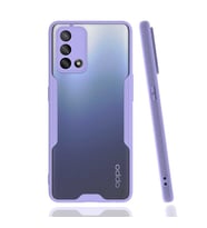 Oppo A74 4G Kılıf Zore Parfe Kenarları Pastel Renk Silikon Kılıf (Mor)