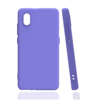 TCL L7 Kılıf Zore Biye Silikon Kılıf (Lila)