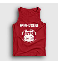 Presmono Unisex Sarı Vest Bts Atlet 22755tt (Kırmızı)