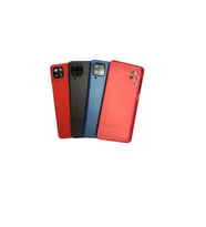 Samsung Galaxy A12 A215F İle Uyumlu Arka Pil Kapak (Siyah)