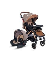 4 Baby Active Plus Travel Sistem Bebek Arabası (Kahverengi)