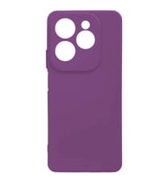 Kvy İnfinix Hot 40 Pro Biye Silikon Kılıf (Mor)