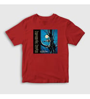 Presmono Unisex Çocuk Beyaz Fear Of The Dark Iron Maiden T-Shirt 85912tt (Kırmızı)