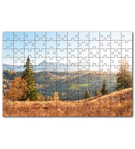 Cakapuzzle Yeşil Tepelerde Güneşli Bir Gün Puzzle Yapboz MDF (Ahşap) (500 Parça)