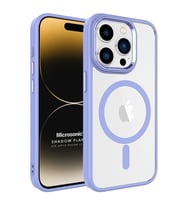 Microsonic Apple iPhone 15 Pro Kılıf Shadow Planet Koyu Yeşil (Lila)