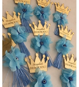 Kişiye Özel Pleksi Bebek Magnet Hatıra (Gümüş)