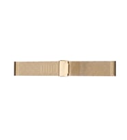 PASLANMAZ ÇELİK MİLANO KALIN HASIR KORDON - SİYAH - 26MM (Gold)