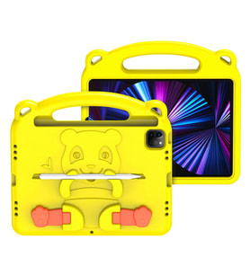 Dux Ducis Panda iPad Pro 11 (2018-2020-2021) iPad Air 4-5 Kılıf Çocuk Shockproof (Sarı)