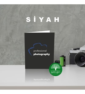 e-studyo 200 Adet vesikalık kabı (Siyah)