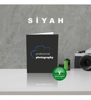 e-studyo 200 Adet vesikalık kabı (Siyah)