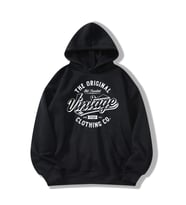 Vintage Baskılı Oversize Sweatshirt (Siyah)