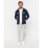 Jack & Jones Erkek Fermuarlı ve Kapüşonlu Sweatshirt - 12241567 (Lacivert)