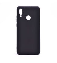 Huawei P Smart 2019 Kılıf Soft Mat Premier Case (Siyah)