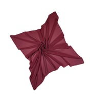 Mısırlı Eşarp Tesettür Giyim Krep Kadın Eşarp 120x120 cm (Bordo)