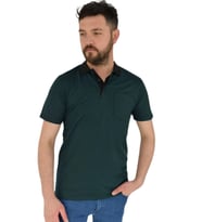 Erkek Polo Yaka Cepli Tişört BGL-ST02793 (Nefti)