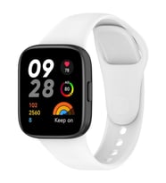 Xiaomi Redmi Watch 3 Zore KRD-81 Silikon Kordon (Beyaz)
