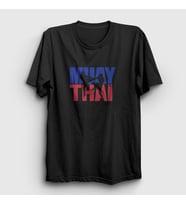 Presmono Unisex Beyaz Mma Ufc Muay Thai T-Shirt 454850tt (Siyah)