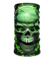 Bebo Store Extreme Spor Motor ve Bisiklet Kullananlara Özel Desenli Buff Boyunluk Bandana Balaklava (Yeşil)