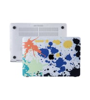 MacBook Air Kılıf HardCase TouchID A1932 A2179 A2337 Koruyucu Kılıf Paint03 (Karışık)