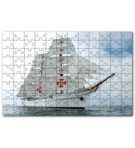 Cakapuzzle Portekiz Deniz Yelkenli Gemi Puzzle Yapboz MDF (Ahşap) (500 Parça)