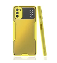 Xiaomi Poco M3 Kılıf Ultra İnce Silikon (Sarı)