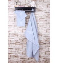 Organik Pamuk Bebek&Çocuk Nakışlı 3'lü Banyo Seti