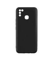 Infinix Hot 10 Play Kılıf Kamera Korumalı Silikon Rubber Arka Kapak (Siyah)