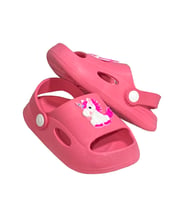 Daye BK4001 Kaydırmaz Hayvan Figürlü Çocuk Sandalet Terlik (Pembe)