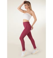 DoReMi Seamless Toparlayıcı Spor Tayt (Bordo)