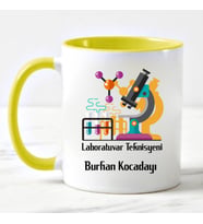 LABORATUVAR Teknisyeni Kupa Bardağı (Sarı)