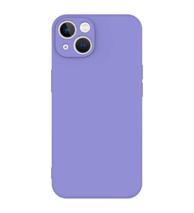 Apple iPhone 13 Kılıf Özel Orijinal Lansman Serisi, İçi Kadife, Pürüzsüz Yumuşak ve Mat TPU Silikon (Lila)
