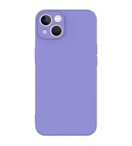 Apple iPhone 13 Kılıf Özel Orijinal Lansman Serisi, İçi Kadife, Pürüzsüz Yumuşak ve Mat TPU Silikon (Lila)