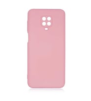 Xiaomi Redmi Note 9 Pro Kılıf Özel Orijinal Lansman Serisi, İçi Kadife, Pürüzsüz Yumuşak ve Mat TPU Silikon (Açık Pembe)